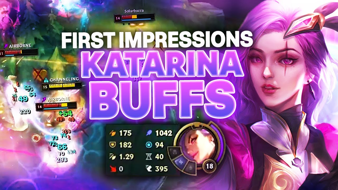 Buff Riot Kat MY FIRST GAME WITH KATARINA BUFFS (1000 AP) - YouTube