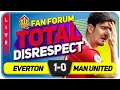 DISRESPECTING THE BADGE! Everton 1-0 Manchester United | LIVE Fan's Forum