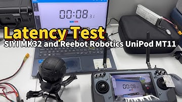 SIYI MK32 and Reebot Robotics UniPod MT11 Latency Test #siyi #drone #camera