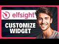 How to Customize Widget Colors and Fonts in Elfsight in 2026