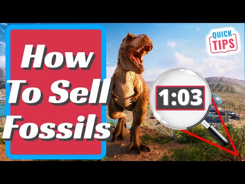Jurassic World Evolution 2 - How To Sell Fossils