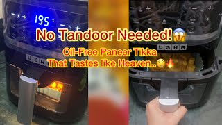 How to Make Paneer Tikka in Air Fryer | Quick &amp; Healthy Recipe | Indian Starter😋🔥 #viral #cooking 