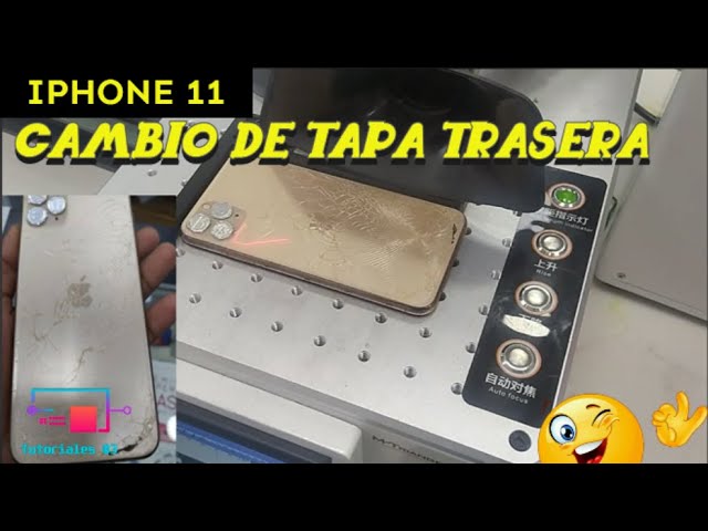 Cambiar cristal tapa trasera iPhone 11. Reparar iPhone 11. Tutorial  completo 