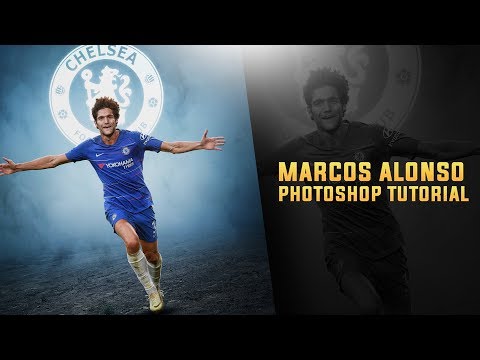 Photoshop Tutorial - Football Poster Desing Tutorial - Marcos Alonso - GD Design