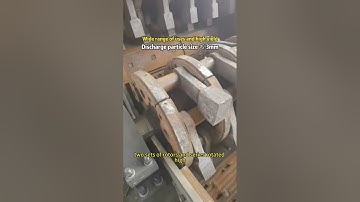 Two stage hammer crusher, no sieve bottom, no clogging. #stonecrusher #hammercrusher #jyrusher