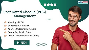 PDC Management in Marg Books [Hindi] | Online Accounting Software