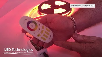 How to pair RGBW Remote Controller / Zoner with RGBW Receiver - 4 Zone | 100.505 and 100.506