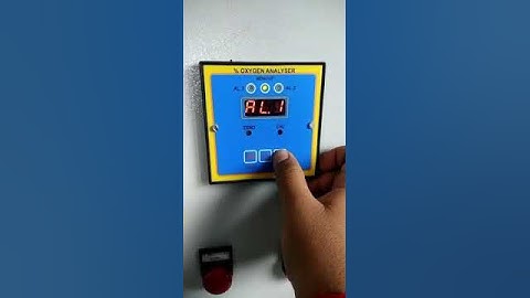 How to calibration Oxygen Analyzer
