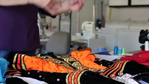 Making dresses for championship Irish dancers - 2013-06-27