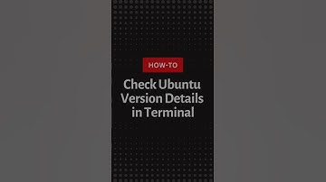 How to check Ubuntu version details in Terminal #linux #linuxtips #commandline #howto #ubuntu