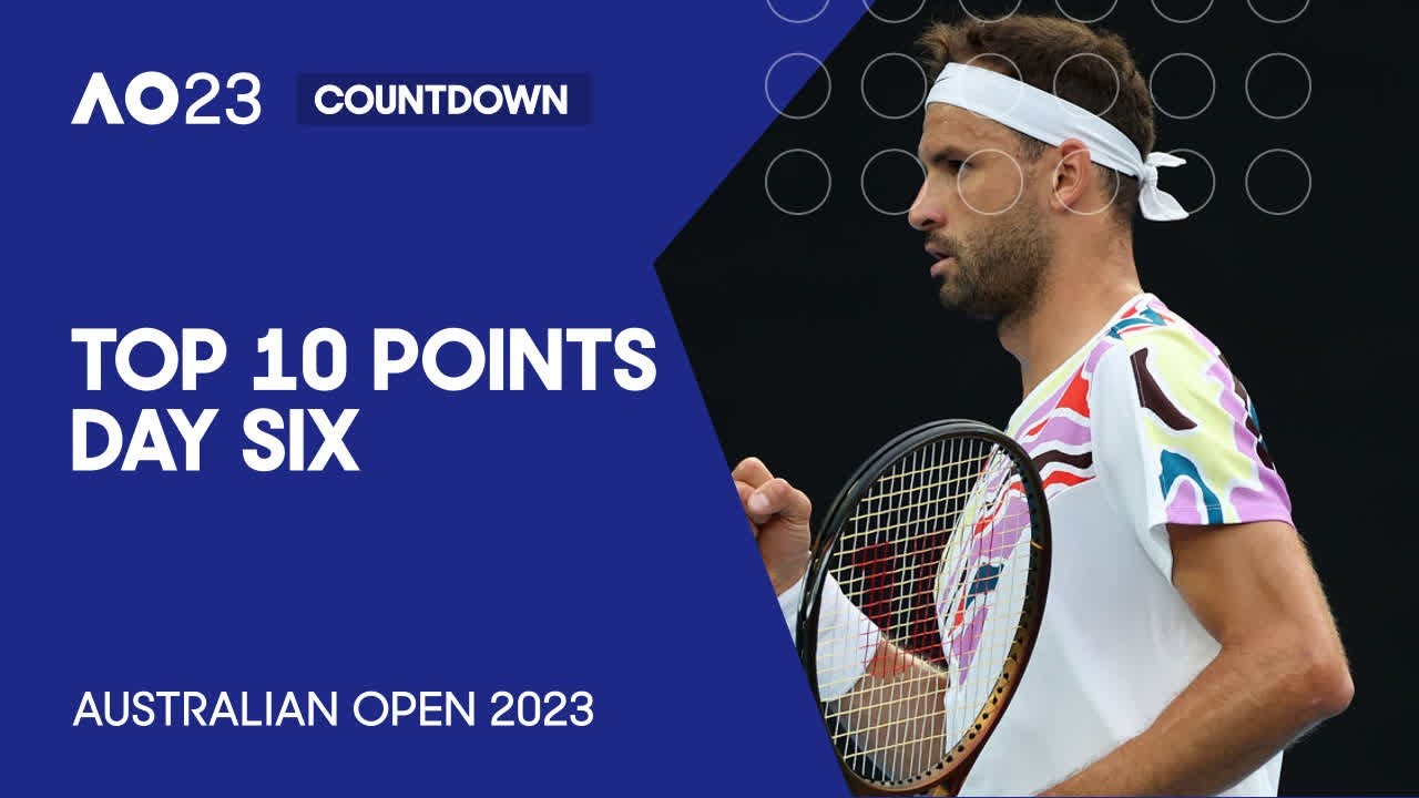 Top 10 Points | Day 6 | Australian Open 2023