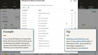 Overview Manage The Reconciliation Process