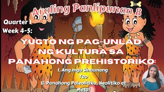 YUGTO NG PAG-UNLAD NG KULTURA SA PANAHONG PREHISTORIKO | Cha TV | Charmene G.