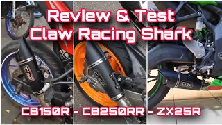 PERBANDINGAN SUARA DI MOTOR 1, 2 DAN 4 SILINDER. KNALPOT CLAW RACING TYPE SHARK : REVIEW & TEST. screenshot 2