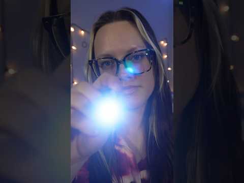 ASMR Bright AF Eye Exam: Red Flag Edition 🚩 #asmr #asmrlighttriggers #asmreyeexam #visualasmr