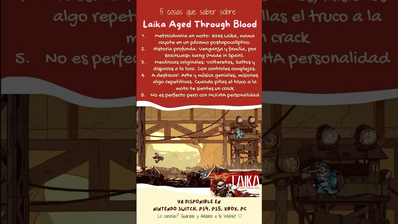 ¡Laika: Aged Through Blood! 🏍️ Venganza en Moto en un Mundo Postapocalíptico