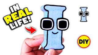 Full Alphabet Lore in Real Life! DIY Letter I (3D Paper Craft Tutorial) Update