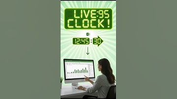 Excel Digital Clock ⏰ – Make a Live Clock in Your Spreadsheet!