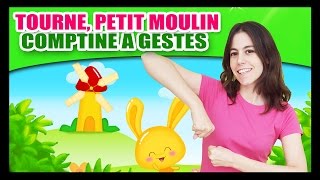 Tourne, tourne, petit moulin - Comptines à gestes pour bébés - Titounis