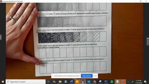 Value Scale: Hatching