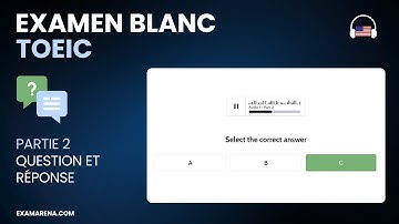 TOEIC Listening - Part 2 : Question & Response | Test Blanc