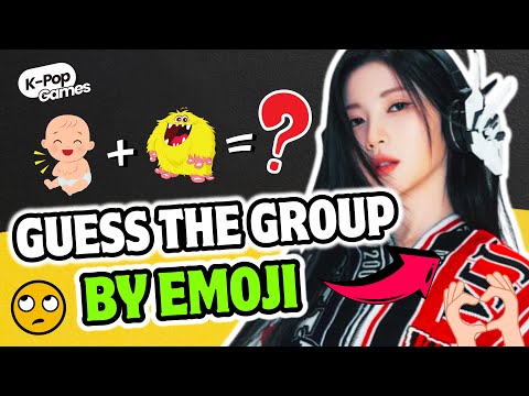 GUESS KPOP GROUPS BY EMOJI 🤔✨ |KPOP GAMES 🎮 KPOP QUIZ 💙|