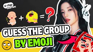 GUESS KPOP GROUPS BY EMOJI 🤔✨ |KPOP GAMES 🎮 KPOP QUIZ 💙| screenshot 3