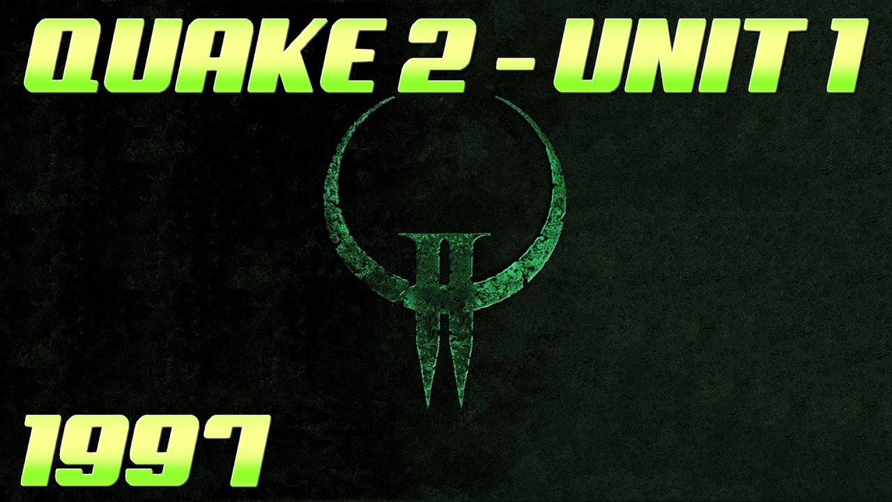 Quake 2 1997 - Unit 1 Gameplay in 4K | Retro Gaming