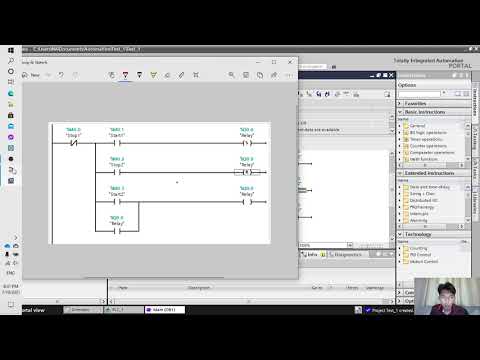 การใช้งานโปรแกรม TIA Portal V15 Simulation เบื้องต้น