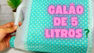 DIY com GALÃO DE ÁGUA : Reciclagem Artesanato criativo