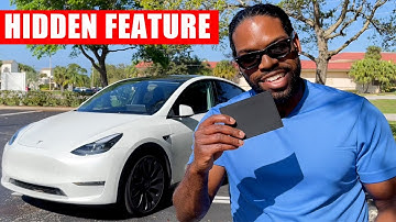 Tesla Model Y Cool Hidden Feature #shorts