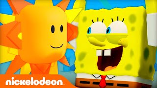 SpongeBob's 'BEST DAY EVER' In A Video Game World  | Nickelodeon Cartoon Universe