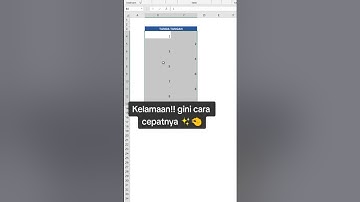 Bikin format table buat tempat tanda tangan selang seling di excel #exceltricks #tutorial #excel