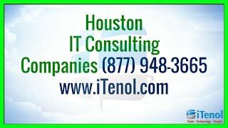 Houston IT Consulting Companies in Houston (877) 948-3665 IT Consulting Houston by ITenol IT Consulting Houston 18,410 views 7 years ago 1 minute, 31 seconds