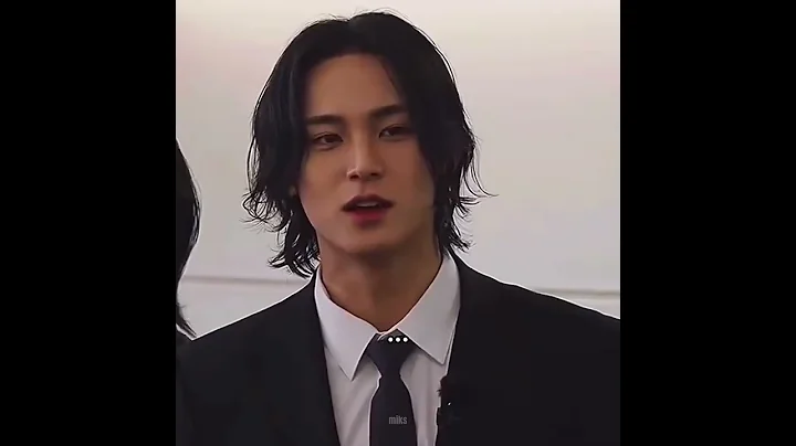 Long hair Mingyu Hit's Hard Ughh #seventeen  #mingyu #shorts #kpop