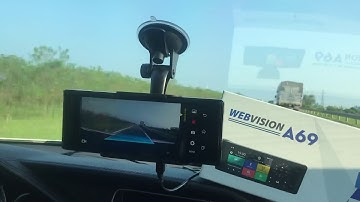Cảnh báo lệch làn đường, cảnh báo va chạm sớm trên WEBVISION A69