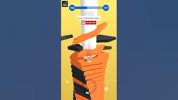 Stack Ball 🔥 Level 166 Perfect Clear in One Go 😱 | Insane Speed Run! #gaming #stackball #games
