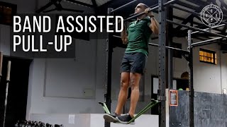 Band Assisted 1 and a half pullup