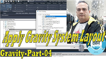 Gravity Part-04 How can Lay of Gravity System Infra Bim Academy