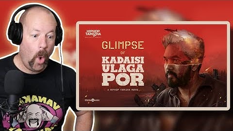 Glimpse of Kadaisi Ulaga Por Reaction | Hiphop Tamizha | Dad’s Den