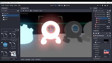Godot Engine 3.0 alpha1 emision
