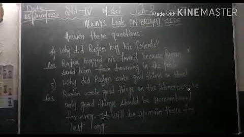 Class 4 - Moral Science - Chapter 2 , Q&A( Part 2)