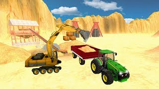 Sand Excavator Tractor Sim (by Gamelord) Android Gameplay [HD] screenshot 2