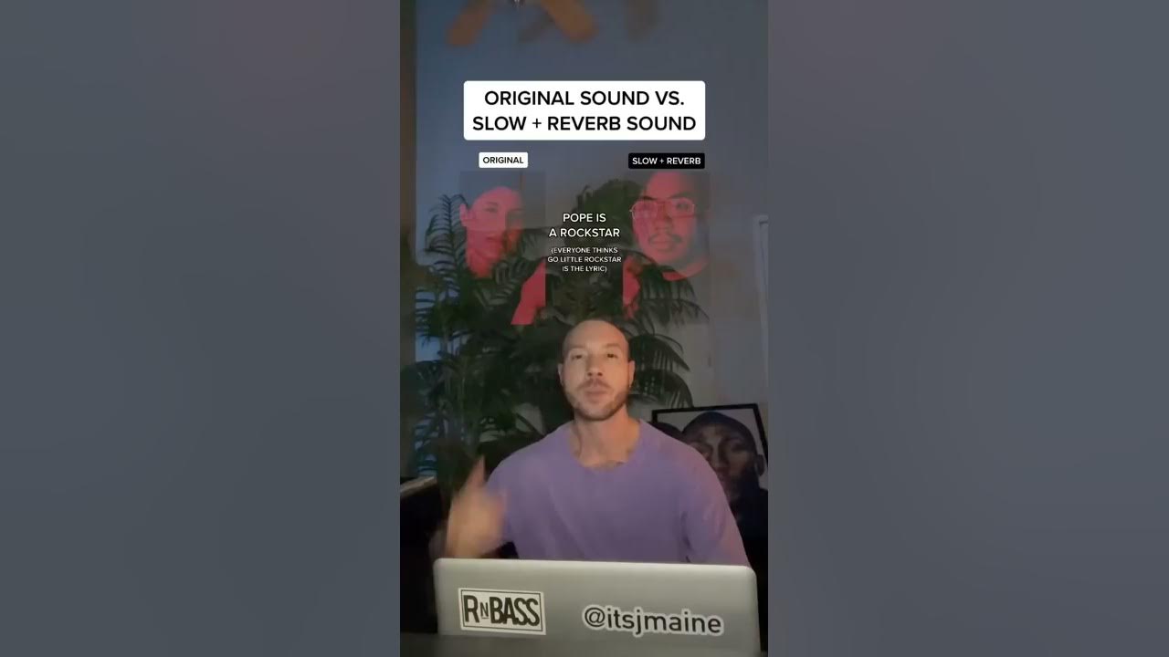 Original Sound Vs. Slow + Reverb Sound: “Go Little Rockstar” & “Pope Is A Rockstar” #shorts #music