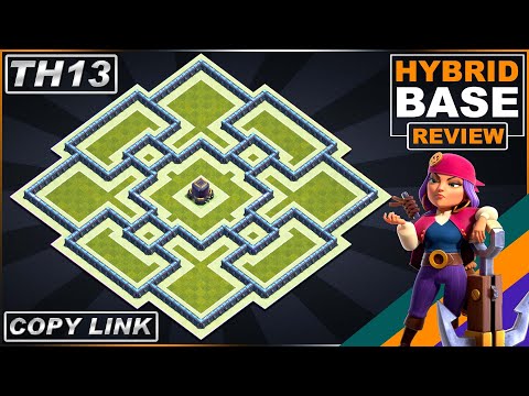 Video NEW BEST! TH13 base with Copy Link 2021!! Town Hall 13... - youtube