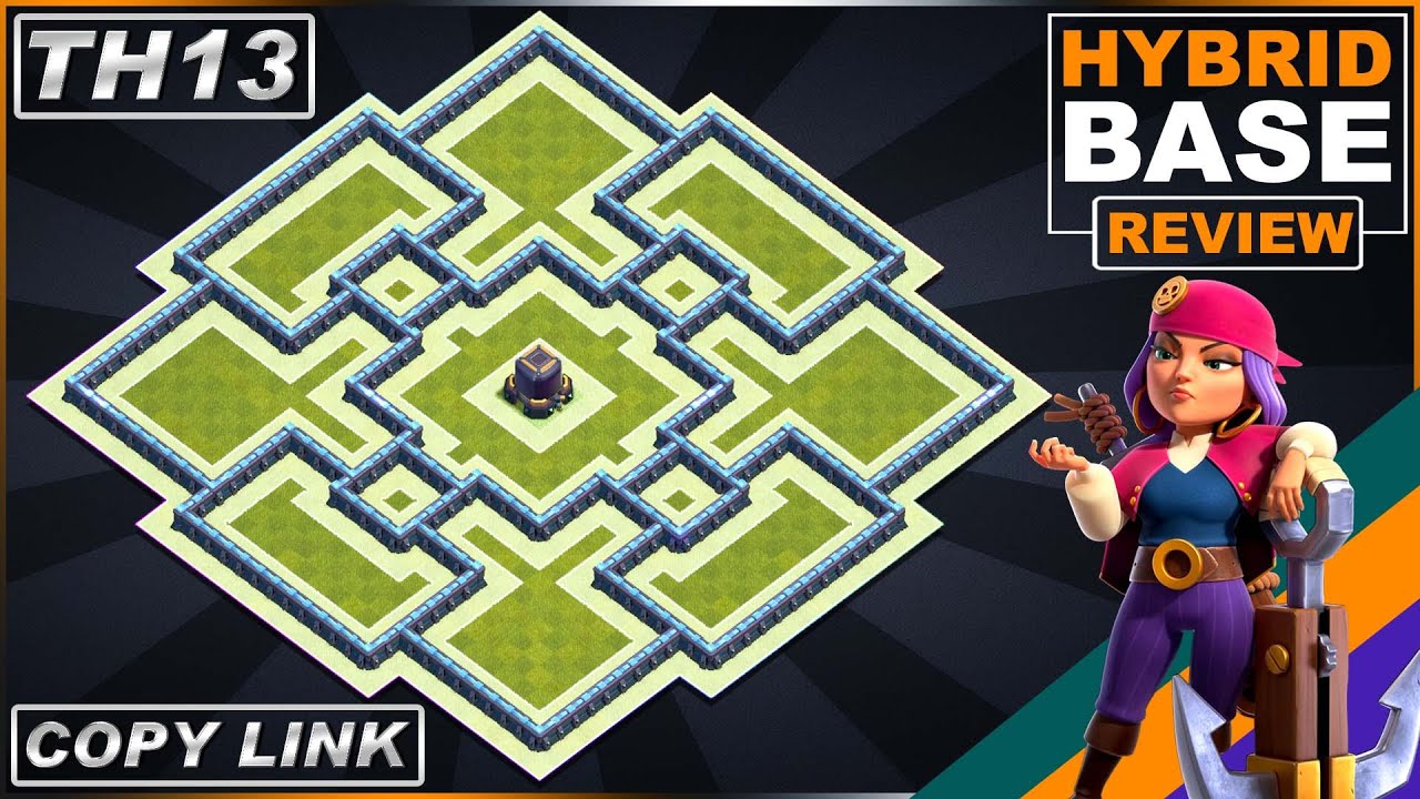 NEW BEST! TH13 base with Copy Link 2021!! Town Hall 13 FARMING Base - Clash of Clans