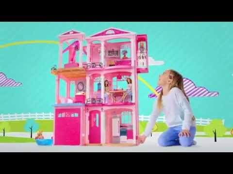 mattel barbie dream house 2015 doll play furniture set 3 story