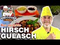 ORIGINAL Hirschgulasch Rezept mit Geheimzutaten 🦌 Zartes Fleisch, tiefe Aromen, süße Überraschung