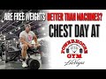 ARE FREE WEIGHTS BETTER THAN MACHINES - CHEST DAY AT THE BRAND NEW POWERHOUSE GYM LAS VEGAS!