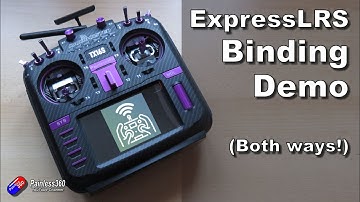 ExpressLRS (ELRS) Binding Demo, met en zonder een Binding Phrase...